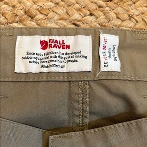 Fjällräven Khaki Outdoor G1000 Pants